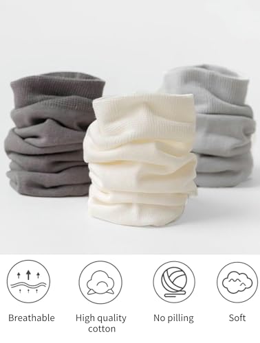 Cotton Mid Calf Crew Socks For Unisex,Soft Breathable Dress Socks For Business, Trouser, Casual 6 Pairs2