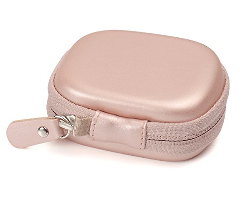 Hard Protective Case For Golf Gps By Casesack, Specially Designed For Golfbudy Voice, Voice 2, Bushnell Neoghost, Mesh Pouches On Both Lid And Base For Gps And Cable Separatedly (Rose Gold) #TOP4