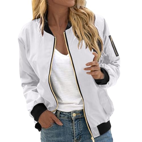 Manteau léger sweatjacke style pilote avec manches longues