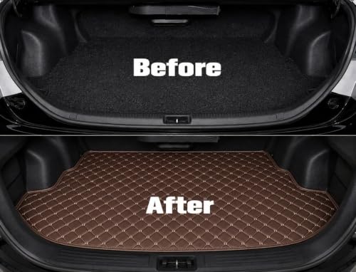 Image of Car Boot Mat for Maruti Suzuki Invicto | Coffee with Beige