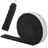 Matériau de haute qualité:Le ruban adhésif pour poignée de tennis est en fibre de haute qualité., doux et confortable au toucher, pas facile à casser et à déformer, vous offrant une utilisation durable