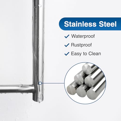 Image of Paper Towel Holder - Self-Adhesive or Drilling, Brushed Nickel Wall Mounted Rack - SUS304 Stainless Steel Kitchen Roll Holder Under Cabinet (2 Pack)