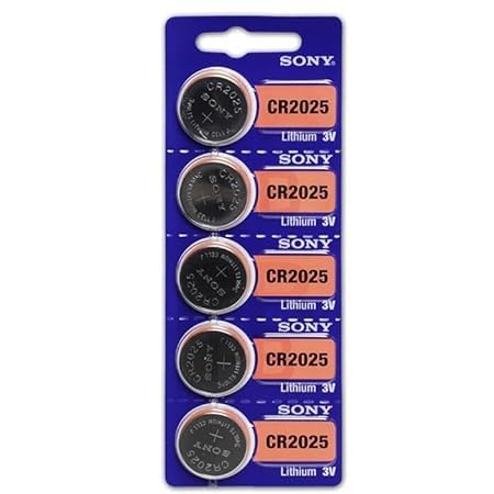 MICROUSB Compatible with Sony Genuine CR2025 3v Lithium 2025 Coin Battery Freshly Packed (Pack of 3)