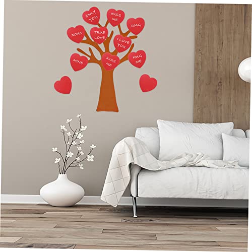 BUTIFULSIC 40 peças de cartão de amor mesa de amor decorações de presente de dia dos namorados cartã