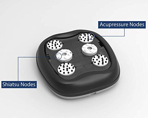 Zyllion Zma-33 Shiatsu Massage Cushion And Zma-31 Shiatsu Foot Massager With Heat Bundle (Black) #TOP2