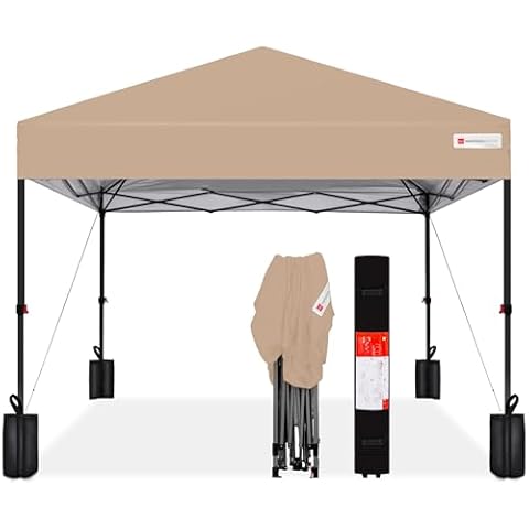 Best Choice Products 10x10ft 1-Person Setup Pop Up Canopy Tent Cover