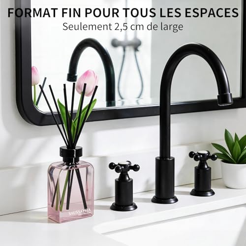 Diffuseur de parfum roses romantiques 200ml avec 7 bâtonnets pour maison - 3