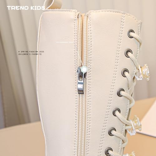 Chaussures d'hiver chaudes pour bébé avec fermeture éclair et lacets robustes - 5