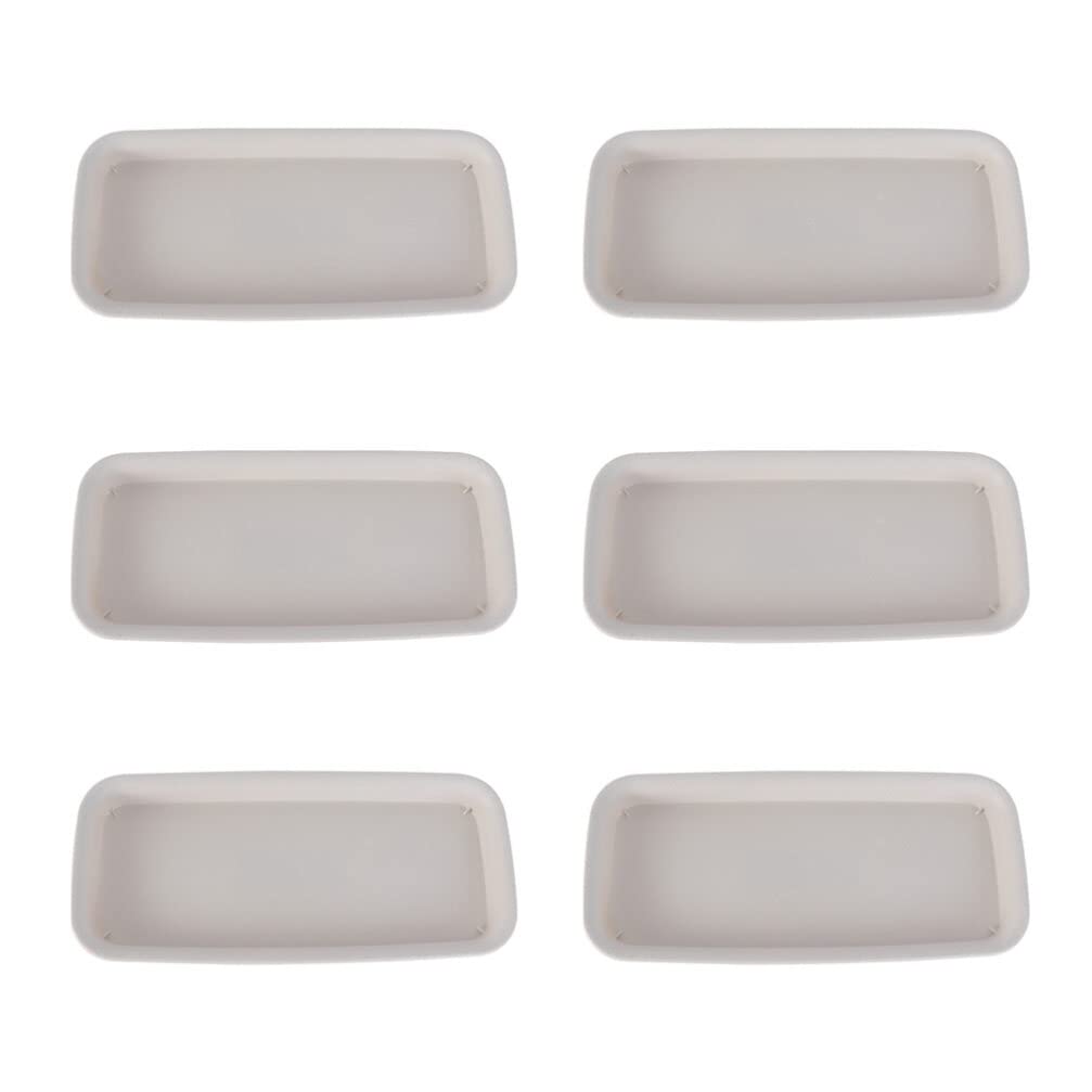 Happyyami 6pezzi Vassoi per Fioriere Stabili Vaschette Sottovasi per Piante Plastica Leggera Resistenti e Pratici Prevenzione Perdite e Facilità di Manovra per Vasi da Giardino e Interni