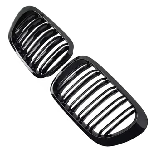 Parrilla delantera para sustituir rejilla vieja en BMW Serie 3 E46 4 puertas negro brillante
