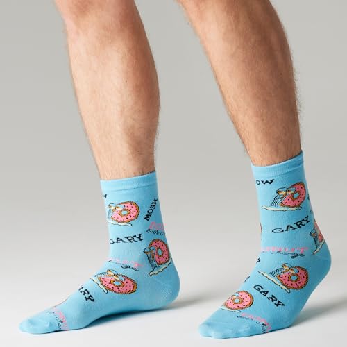 SpongeBob SquarePants Mens Socks, 5-Pack Socks Men 7.5-10.5, Funny Gifts for Men3