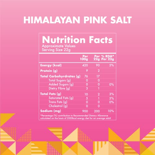 Image of Taali Roasted Makhana | 25 gm (Pack of 6) | Himalayan Pink Salt | 100% Vegatarian | Gluten Free, No Cholesterol, No Trans-Fat