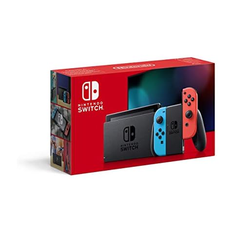 Nintendo Switch - Consola Estándar con Joy-Con Azul Neón/Rojo Neón Cover