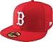 MLB Boston Red Sox Scarlet with White 59FIFTY Fitted Cap