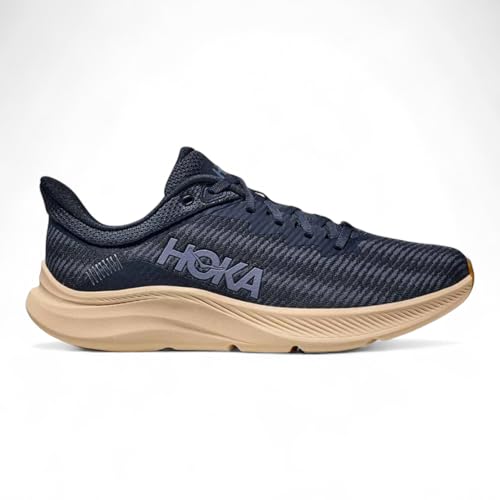 HOKA HOKA ONE ONE Mens Solimar Textile Synthetic (Varsity Navy/Oak, US Footwear Size System, Adult, Men, Numeric, Medium, 11)