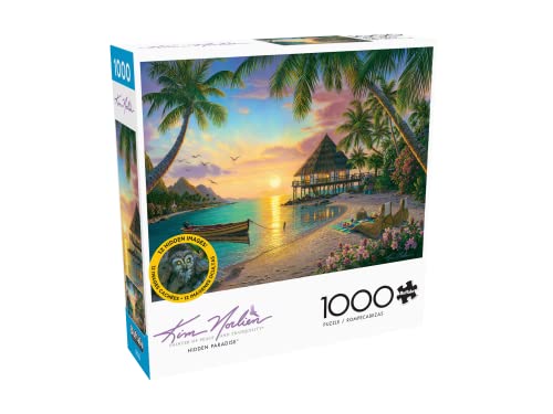 Buffalo Games - Kim Norlien - Hidden Paradise - 1000 Piece Jigsaw Puzzle, Multicolor - Image 3