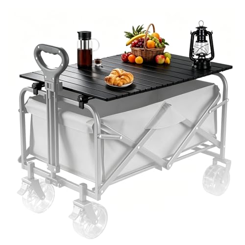 SETOXYX Metal Tabletop Board for Wagons Cart Foldable Table 2918