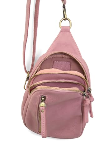Image of Joy Susan Skyler Sling Bag: Vegan Leather, Zippered Closure, Brass Plated Hardware