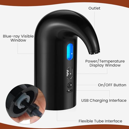 Electric Wine Aerator, Decanter & Dispenser