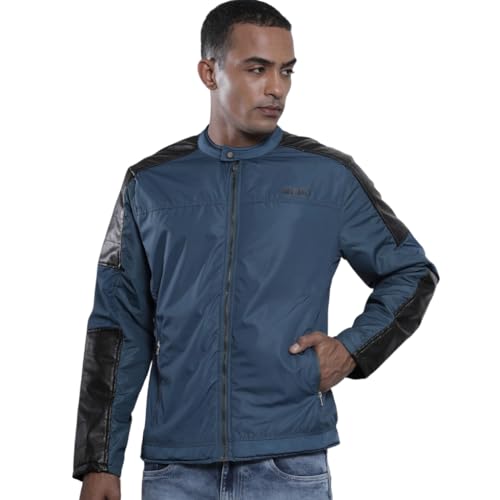 Veste bomber unie pour homme slim fit par The Indian Garage Co