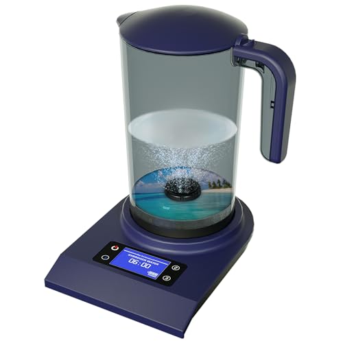 GOSOIT Hydrogen Alkaline Water Machine Generator Maker,Hydrogen Alkaline Water Pitcher Dispenser Ionized Water LED Display and Smart Touch Operation,Used for Home and Office 2.0 L…, Purple