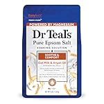 Dr Teal's Epsom Salt Magnesium Soak, Soothe & Comfort with Oat Milk & Argan Oil, 3 lbs