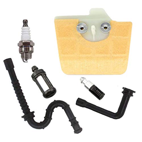 AISEN Air Filter with Spark Plug Petrol Hose Filter for Stihl 034 036 MS340 MS360 Chainsaw 1125 120 1612