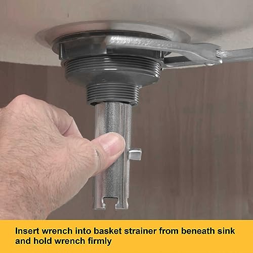 Llave para colador de fregadero Hanpex doble cara miniatura 2