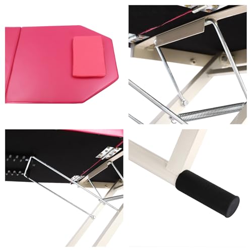Portable Massage Bed,Massage Table Folding 3 Zone, Massage Bed Beauty Bed, SPA Salon Folding Cosmetic Bed for Beauty Salons, Homes (White) - Image 8