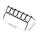 SINKHANUN 6 Pistol Rack for Gun Safe Shelf with Rubber Exterior for Gun Vault Organization, Storage and Security