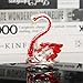 JATYFING Crystal Swan Decor Glass Figurine for Home for Wife Or Girlfriend (Red)