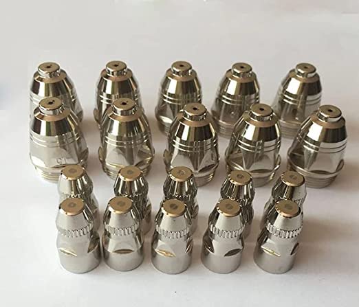 10 Units P80 Plasma Nozzles 1.5 mm Consumables Electrode Plasma Cutters Torch Tips for Air Plasma Cutting Machine (1.5 mm Nozzle) (1.5, P80 Plasma Nozzles 1.5)