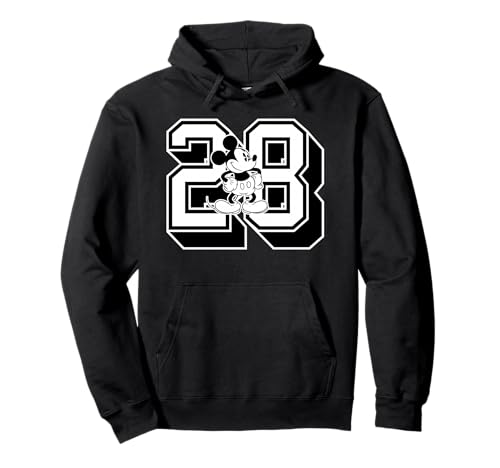 Mickey Mouse #28 Pullover Hoodie pour éviter le froid avec un look urbain tendance
