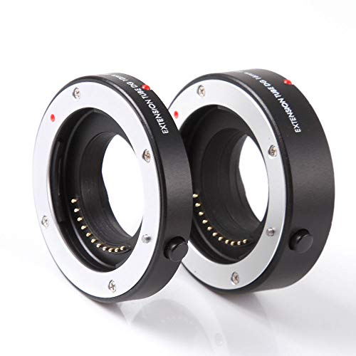 Fotga Auto Focus Macro Extension Tube 10Mm+16Mm Set For Olympus Panasonic Micro Four Thirds M4/3 Mft Mount Gh2 Gh3/4 Gh5 Gh5S E-Pm1 E-Pm2 E-Pl1 E-Pl2/3 E-Pl7/8/9/10 Pen-F E-M10 Mark Ii Iii Dslr Camera #TOP2