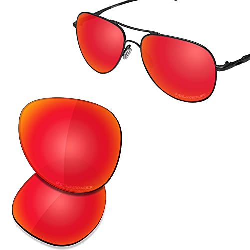 Image of SAUCER Premium Replacement Lenses & Nosepads for Oakley Elmont L OO4119 60mm Sunglasses