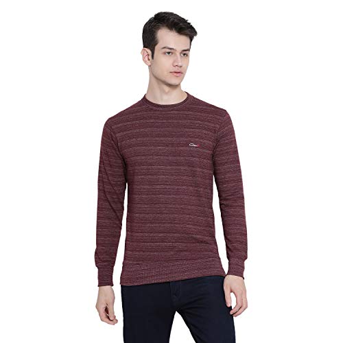 Genx Men’S Cotton Tiago Maroon Sweatshirt, Xx-Large Tiago_Mn