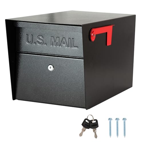 Large Locking Mailbox for Outside RAINHOL Black 21x 11.2 x 10.5