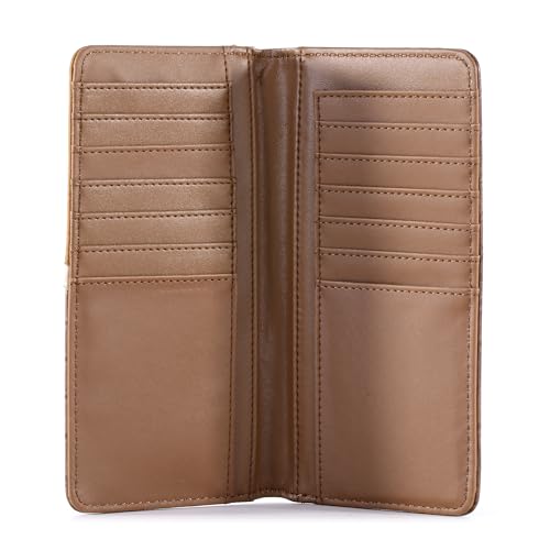 Montana West Western Wallet for Men Long Bifold Wallet with Card Slots RFID Blocking Cowboy Vintage Checkbook Wallet Gift for Men - Image 5