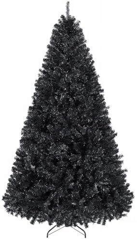 Yaheetech 6ft Black Artificial Christmas Pine Tree Seasonal Holid...