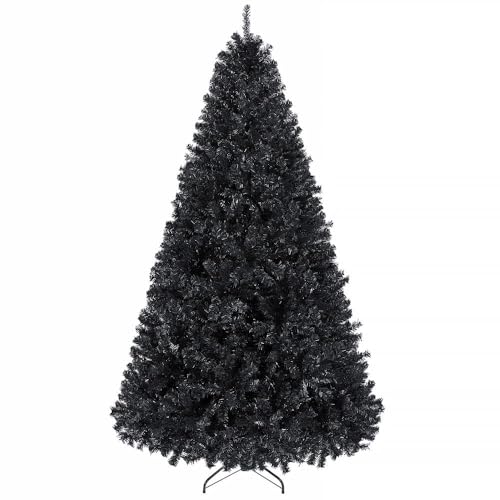 Yaheetech 6ft Black Artificial Christmas Pine Tree Seasonal Holiday...