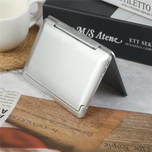 Espejo compacto portátil en forma de laptop x2 miniatura 4