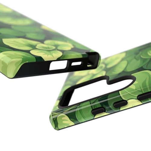 Coque antichoc microgreens vert Samsung S24 Ultra pour stopper les rayures de l'écran