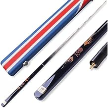 Pool Queue Stick Billiard cue Sticks Pool cue Stick Hard Shell Pool Cue 9.8Mm/11Mm Head 145Cm Ash Wood Professional Pool CueColor2,Size10mm