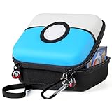 GEAoffice Carrying Case for Trading Cards, Gifts For Boys, Hard-Shell Card Storage Box Fits All Standard Cards, Holds 400+ Cards, (BLUE)