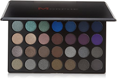 MORPHE Pro 35 Color Eyeshadow Makeup Palette - Dark Smoky Palette 35D