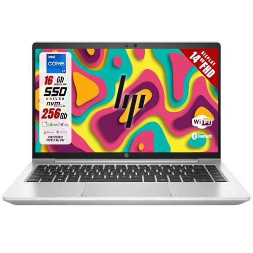 HP Probook - Pc Portatile Notebook Intel Core i5-1135G7 4 core 2.4Ghz - Ram 16 Gb SSD 256 Gb - Display da 14