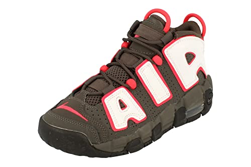 NIKE Air More Uptempo GS Basketball Trainers DH9719 Sneakers Schuhe (UK 4 US 4.5Y EU 36.5, medim ash White Black 200)