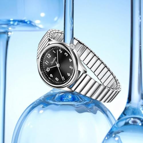 Image of LIGE Luxury Watches for Women Easy Reader Analog Ladies Waterproof Quartz Watches with Stainless Steel Case Wrist Watch