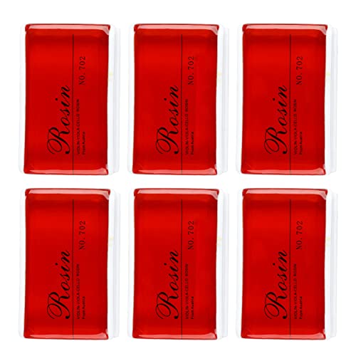 Smooth Bow String Rosine Universal for Bratch Cello Simply Applying Premium Adhesion Violin Rosin for Different Instruments (Red)