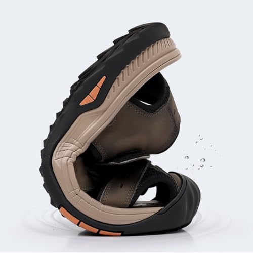 Summer Men Hollow Breathable Casual Beach Shoes Outdoor Toe caps Lightweight and Anti Slip Water Sports Shoes4